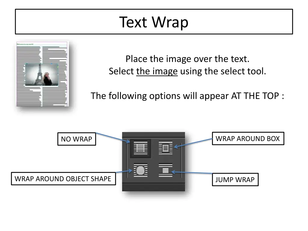 text wrap