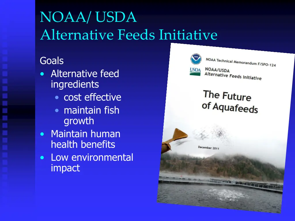 noaa usda alternative feeds initiative