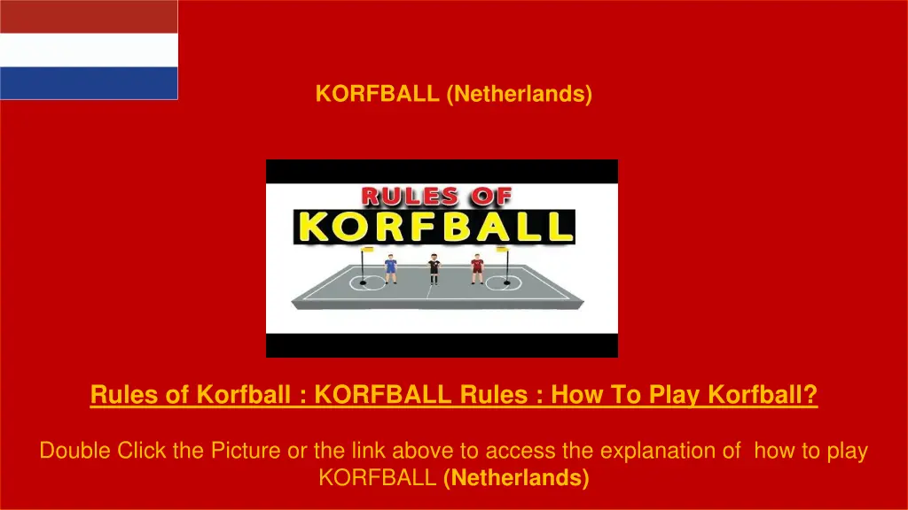 korfball netherlands 1