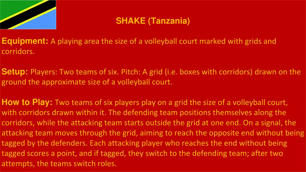 shake tanzania