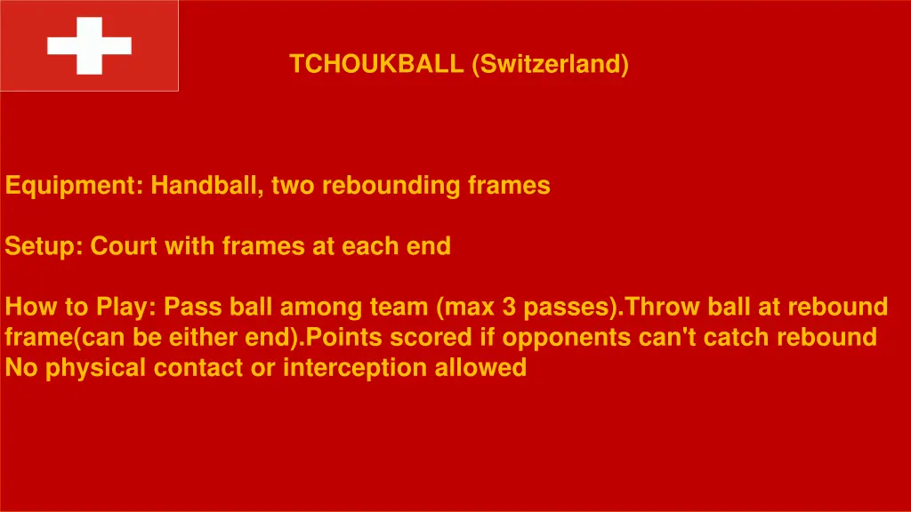 tchoukball switzerland
