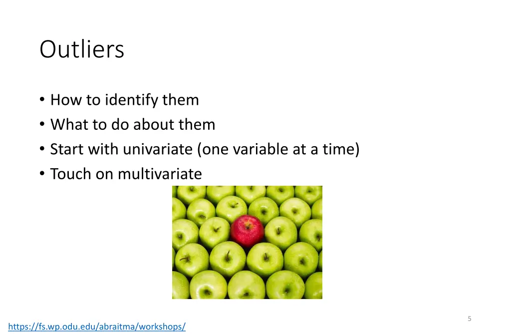 outliers