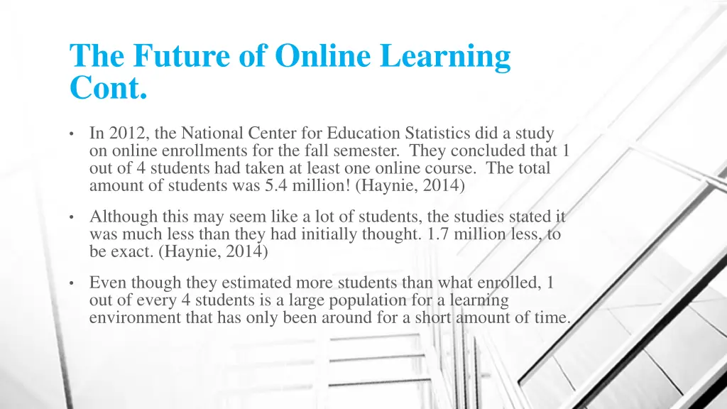 the future of online learning cont