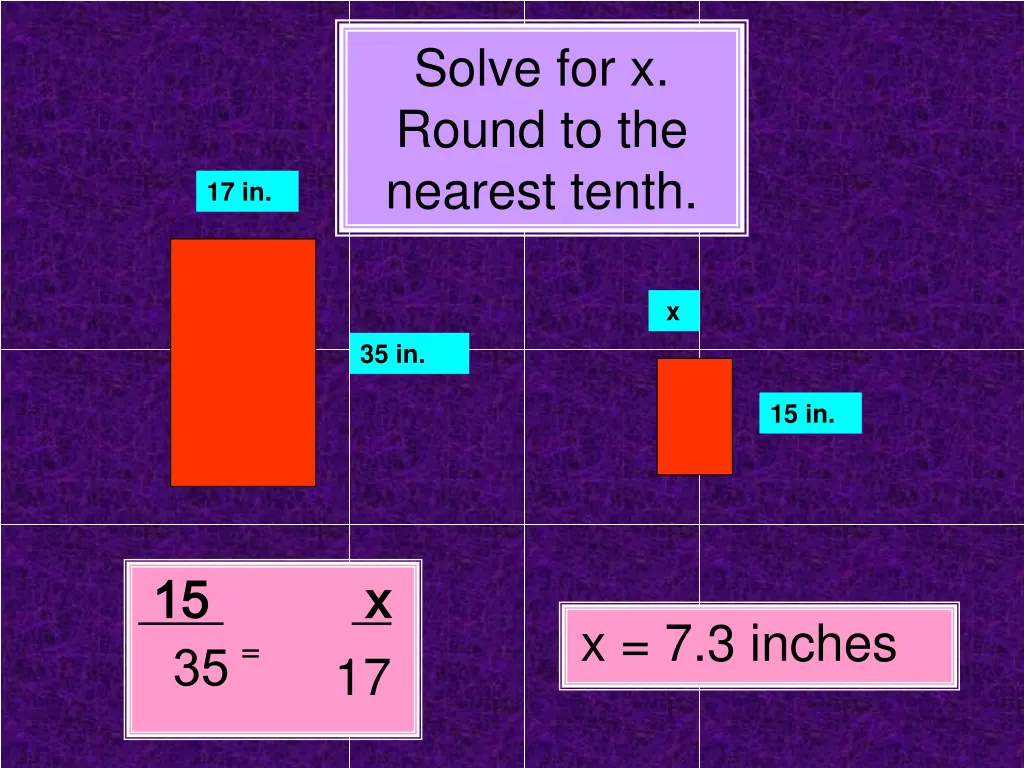 solve for x round to the nearest tenth 1