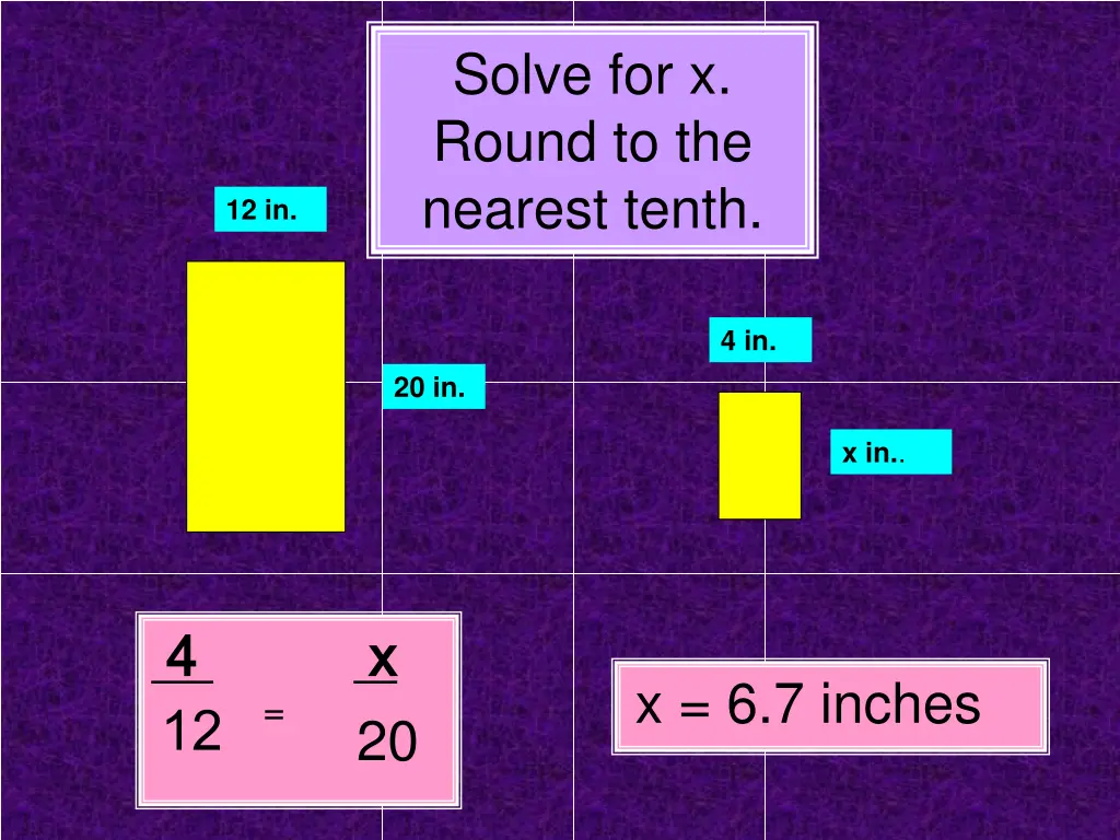 solve for x round to the nearest tenth