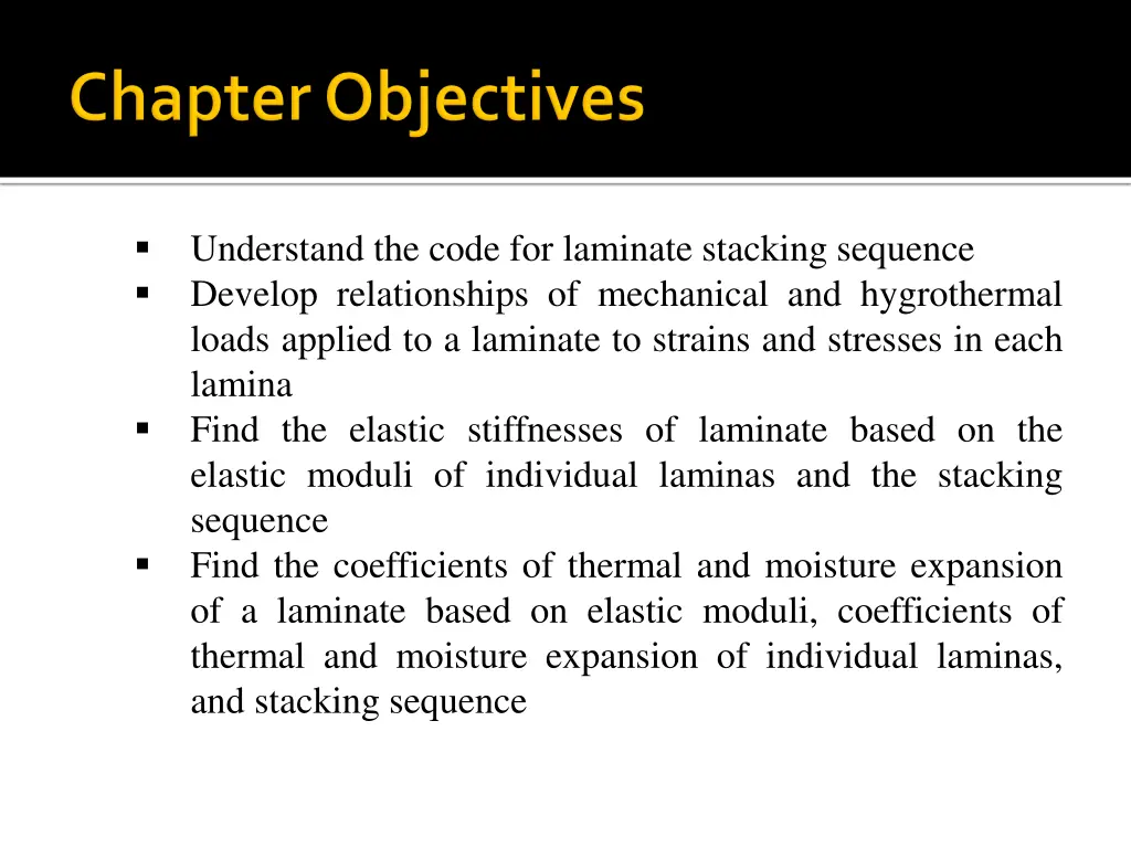 understand the code for laminate stacking