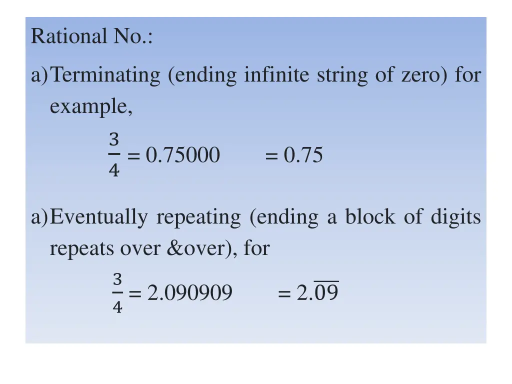 rational no