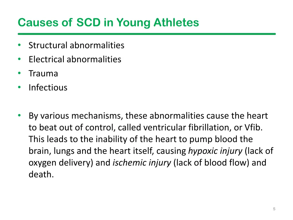 causes of scd in young athletes