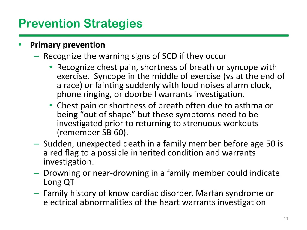 prevention strategies