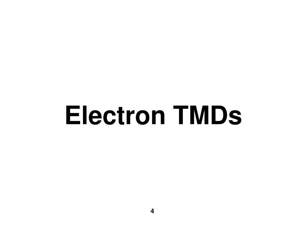 electron tmds