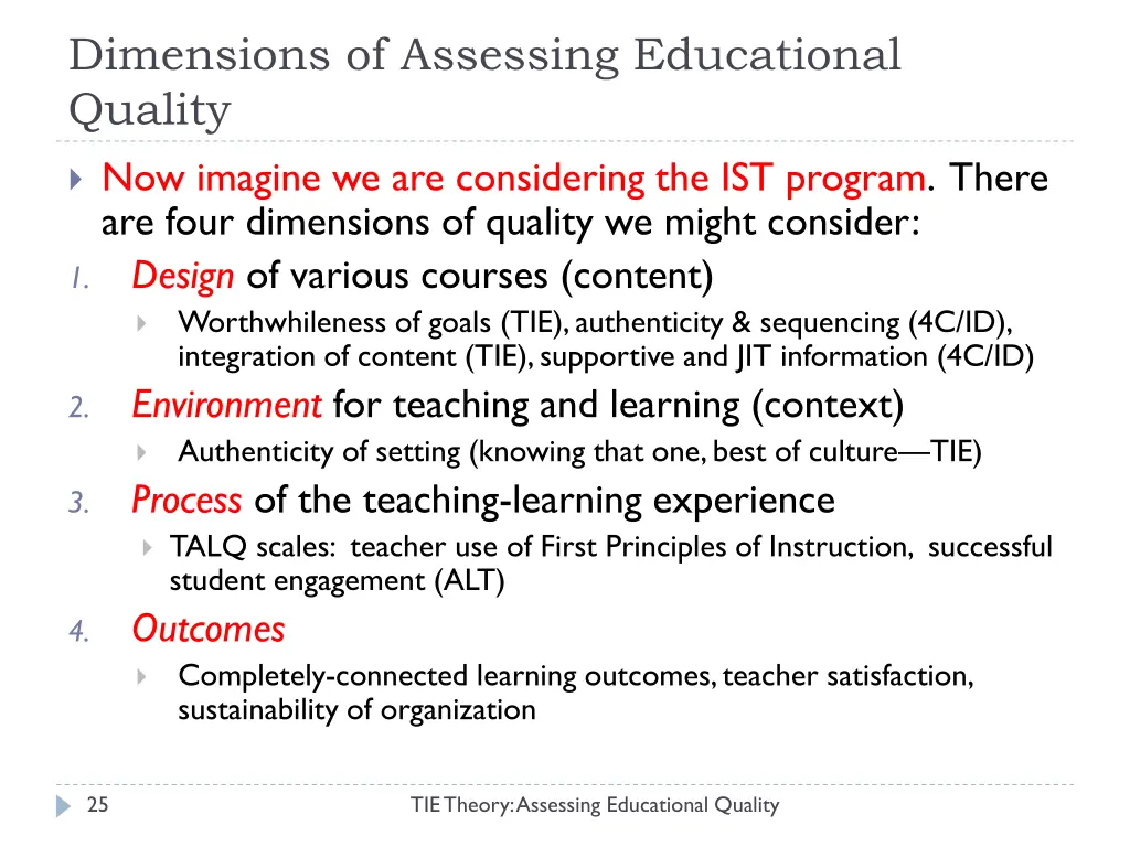 dimensions of assessing educational quality 1
