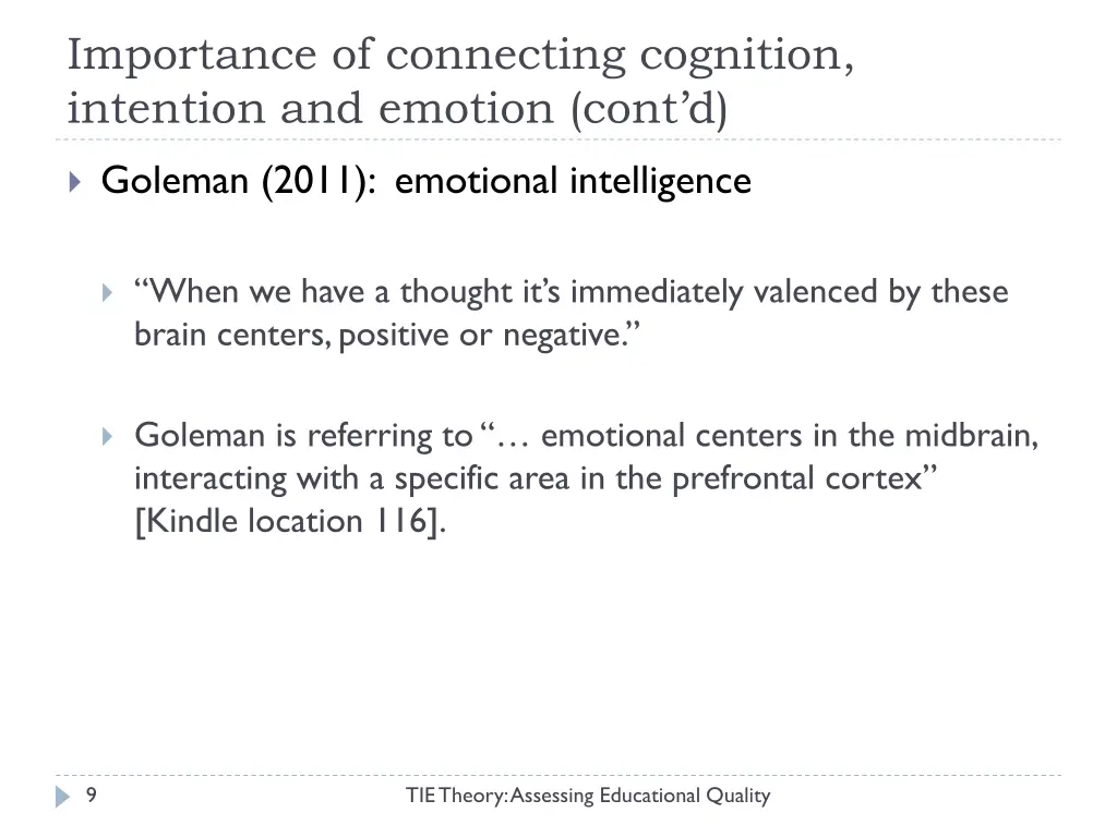 importance of connecting cognition intention 1