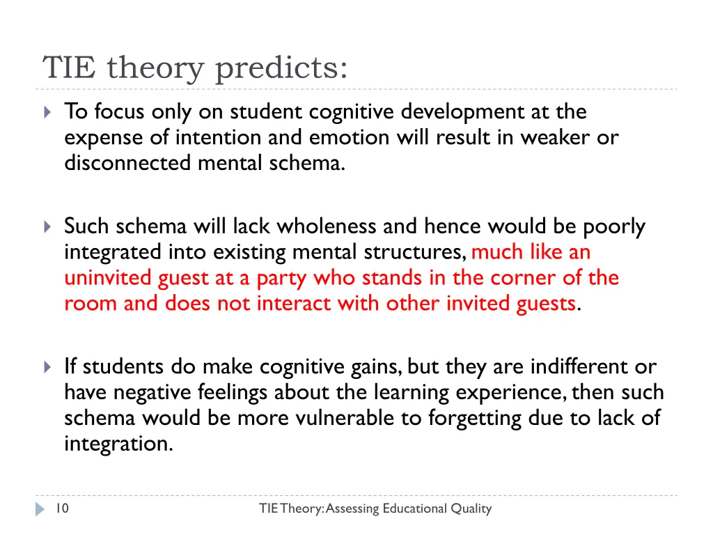 tie theory predicts