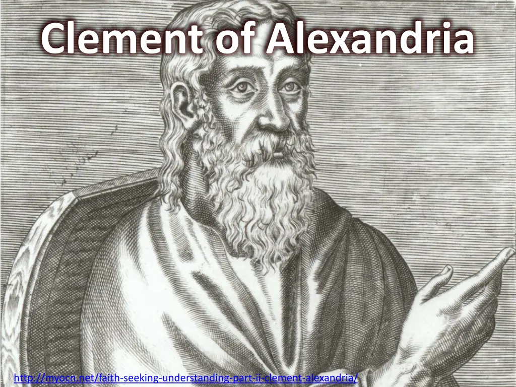 clement of alexandria