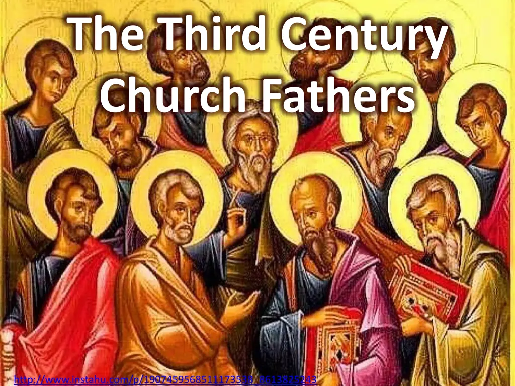 the third century church fathers