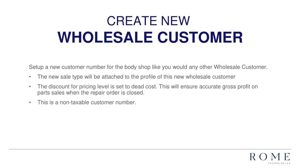 create new