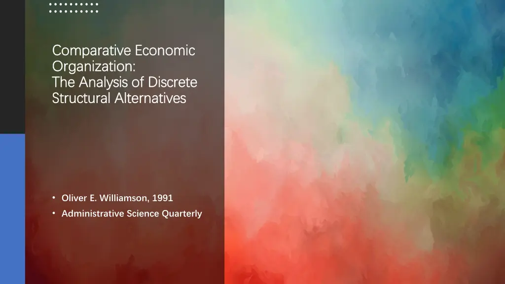 comparative economic comparative economic