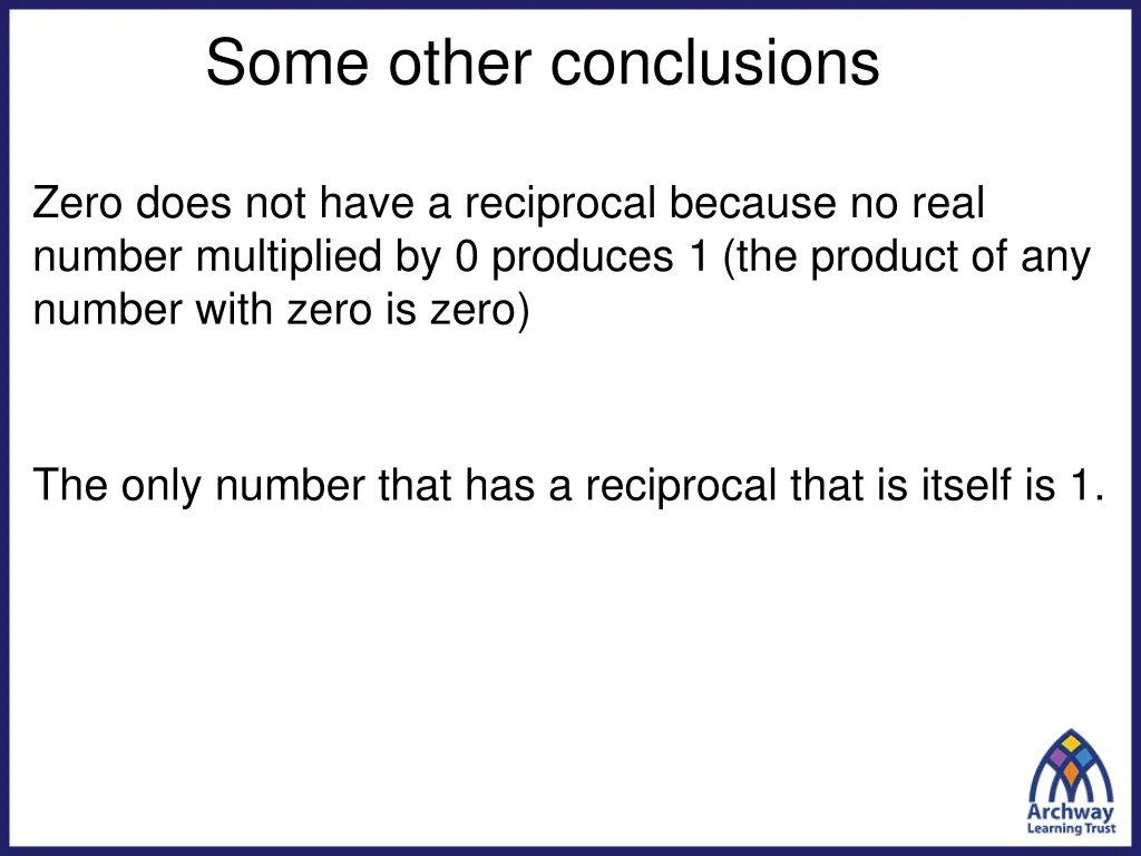 some other conclusions