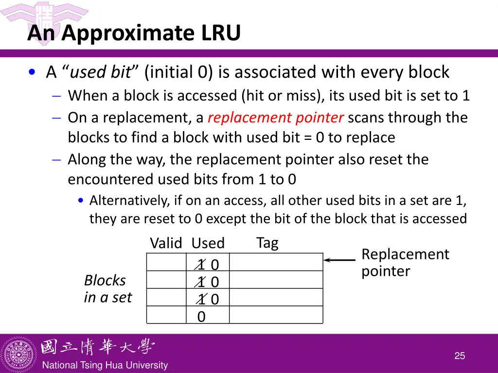 an approximate lru