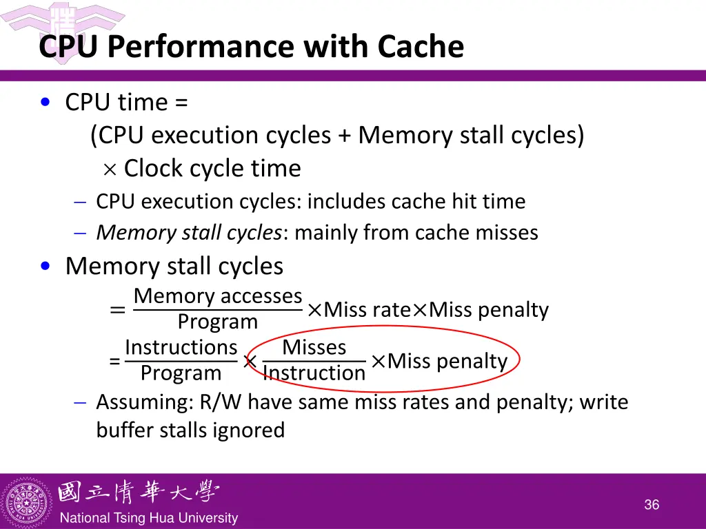 cpu performance with cache