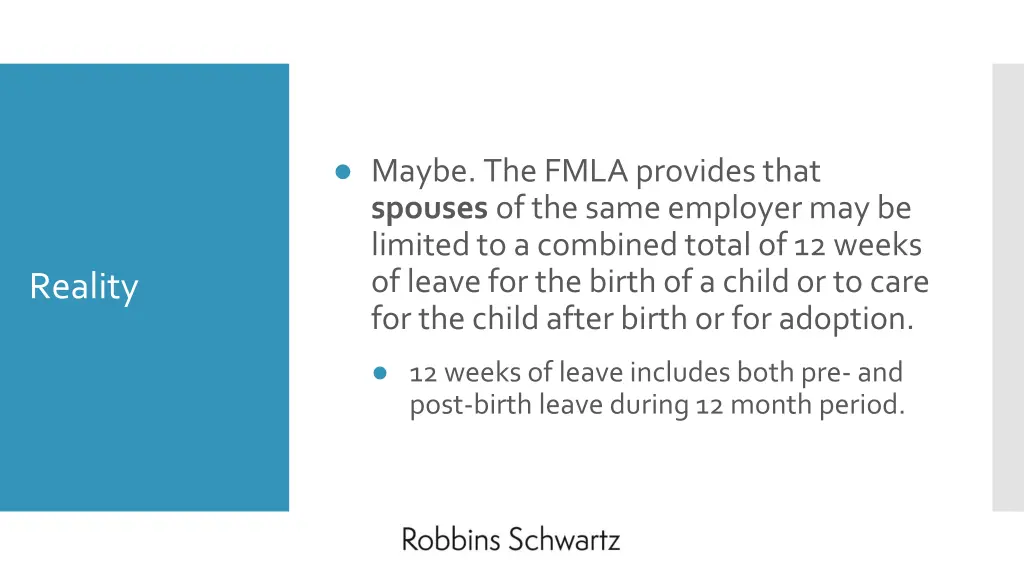 maybe the fmla provides that spouses of the same