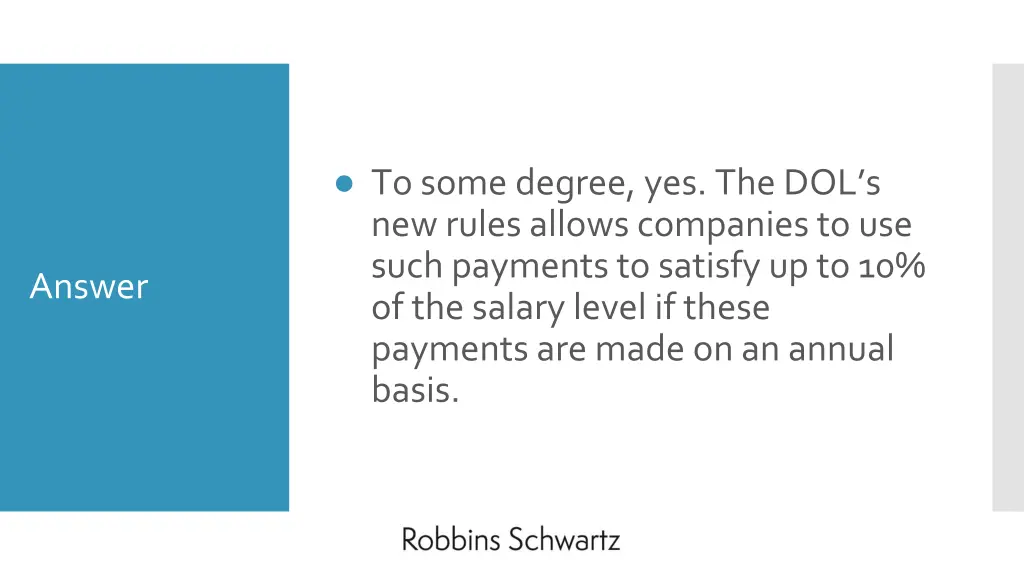 to some degree yes the dol s new rules allows