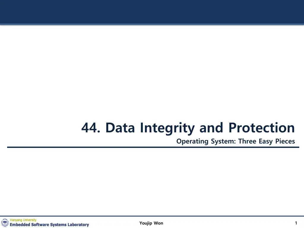 44 data integrity and protection operating system