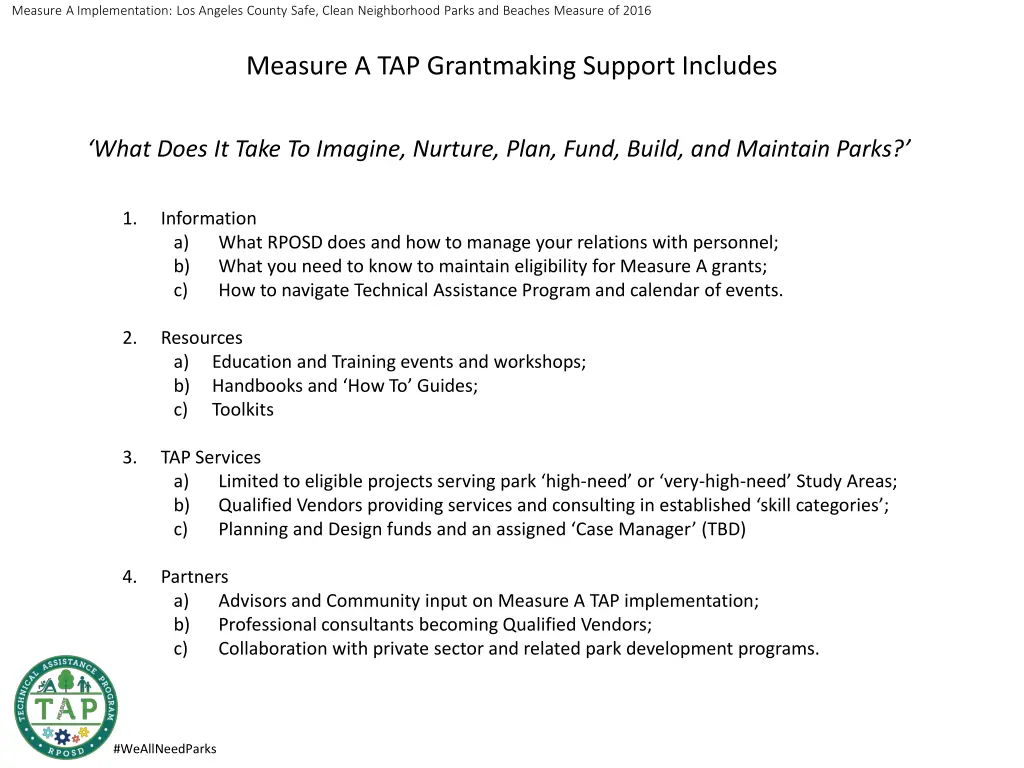 measure a implementation los angeles county safe 1