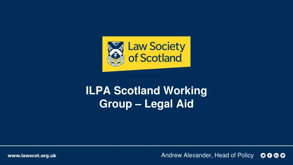 ilpa scotland working group legal aid