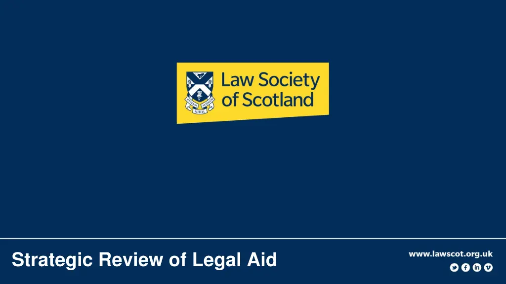 strategic review of legal aid