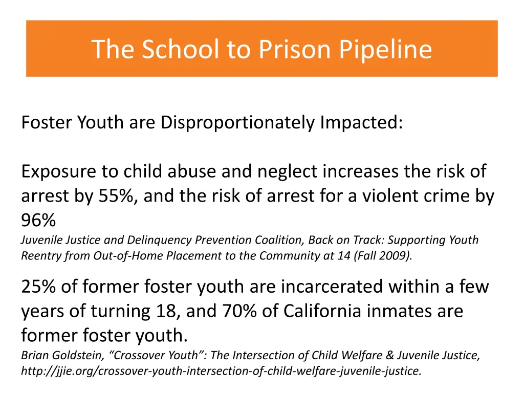 the school to prison pipeline 1