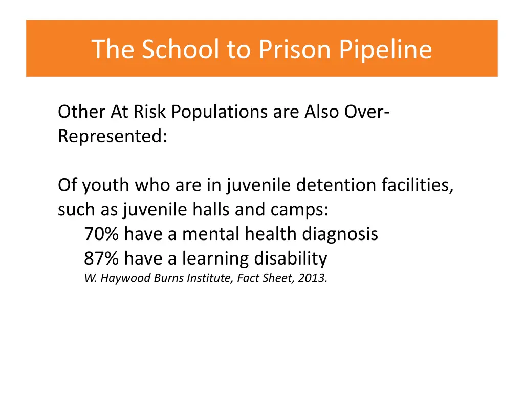 the school to prison pipeline 2