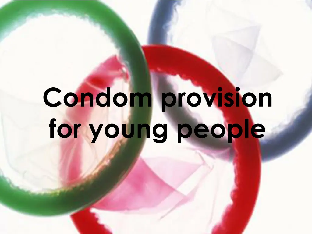 condom provision for young people