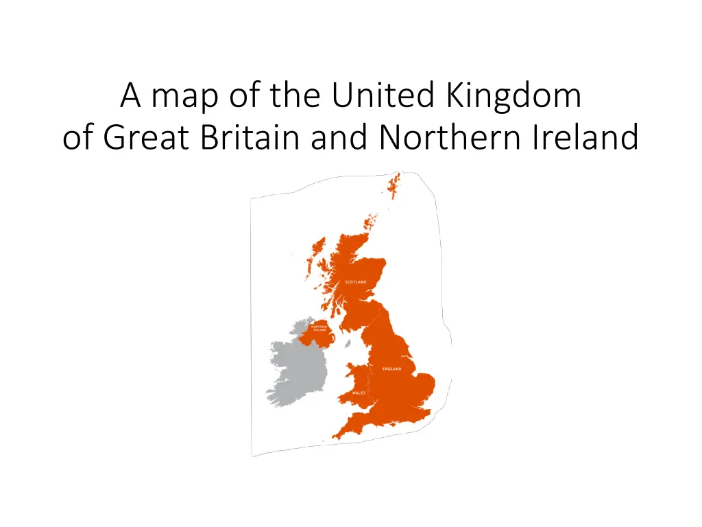 a map of the united kingdom of great britain