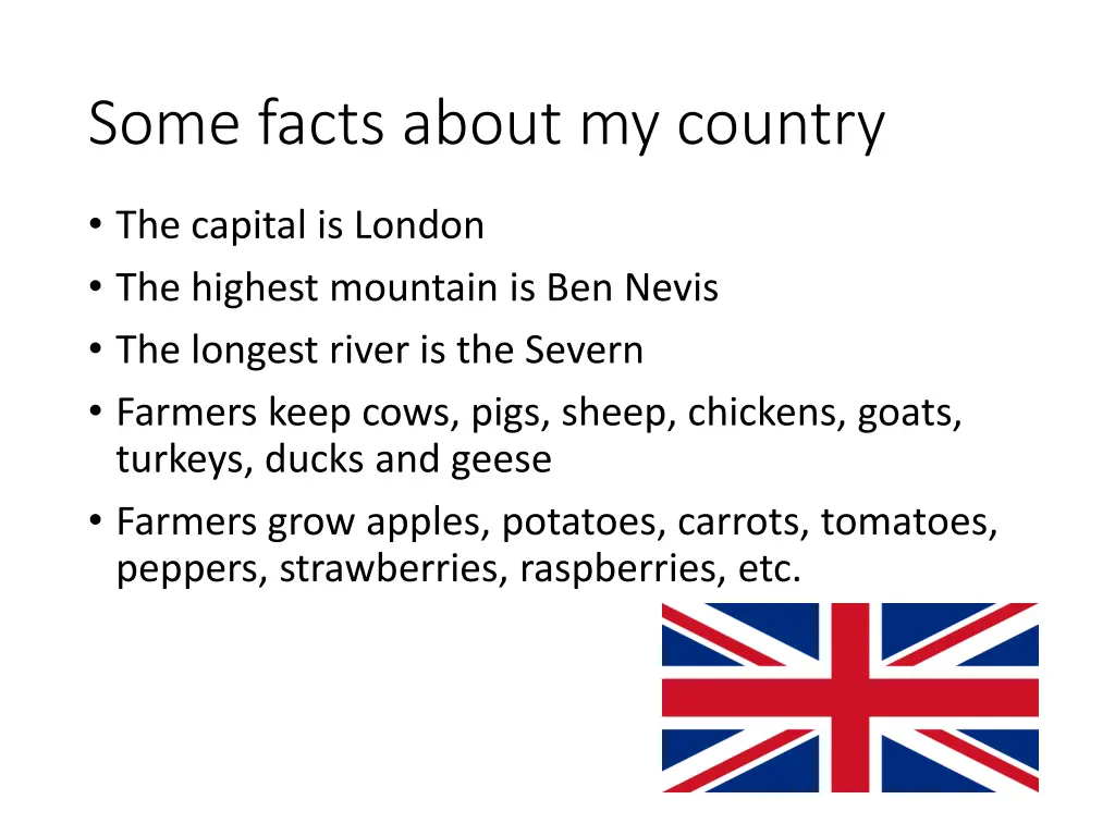 some facts about my country