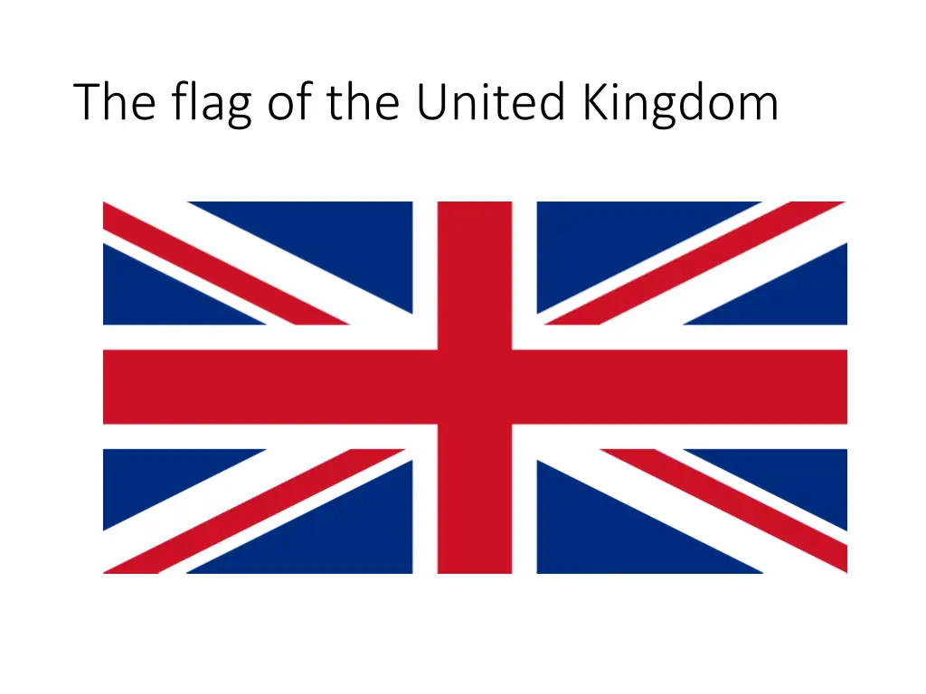 the flag of the united kingdom