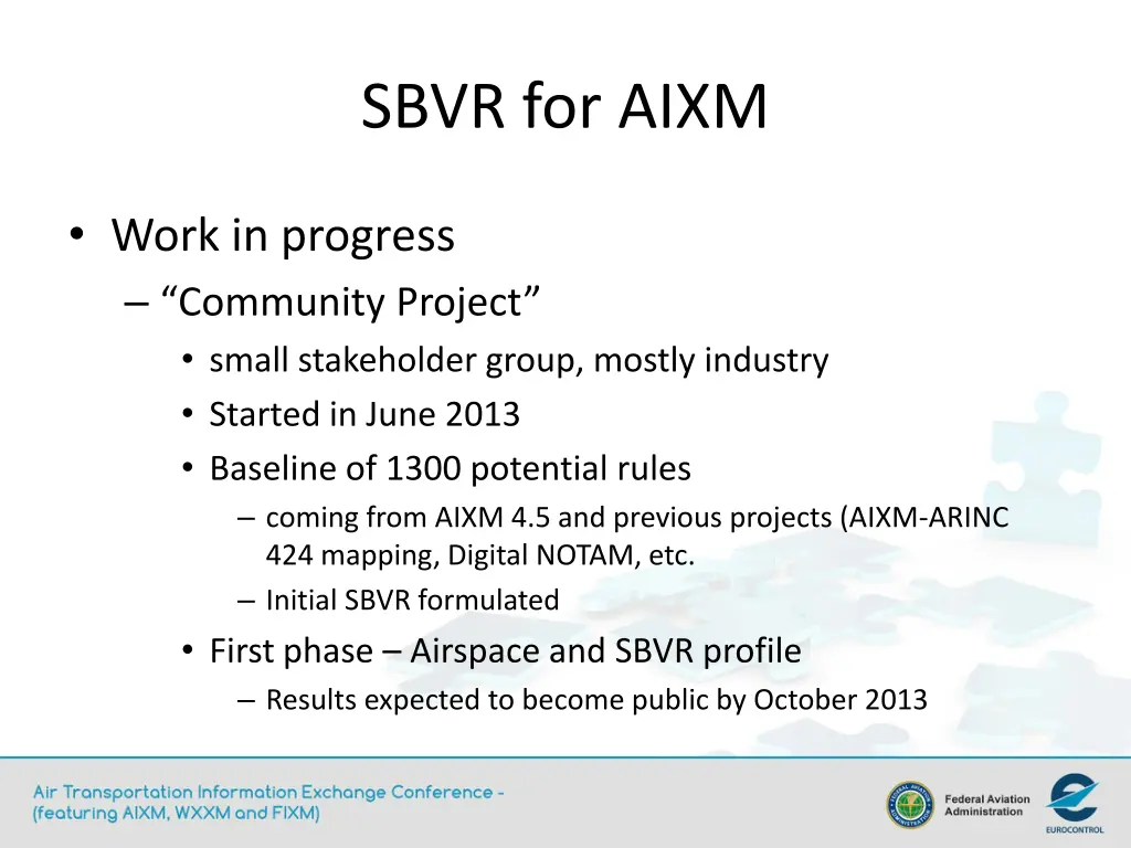 sbvr for aixm