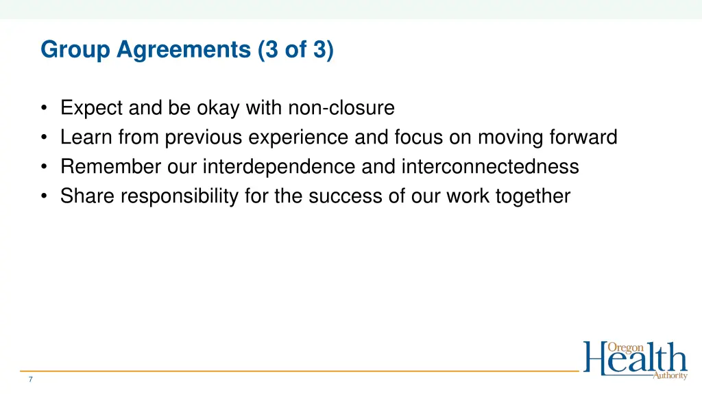group agreements 3 of 3