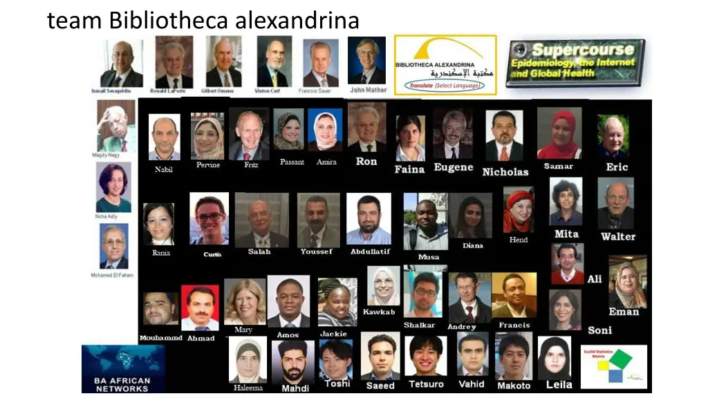 team bibliotheca alexandrina
