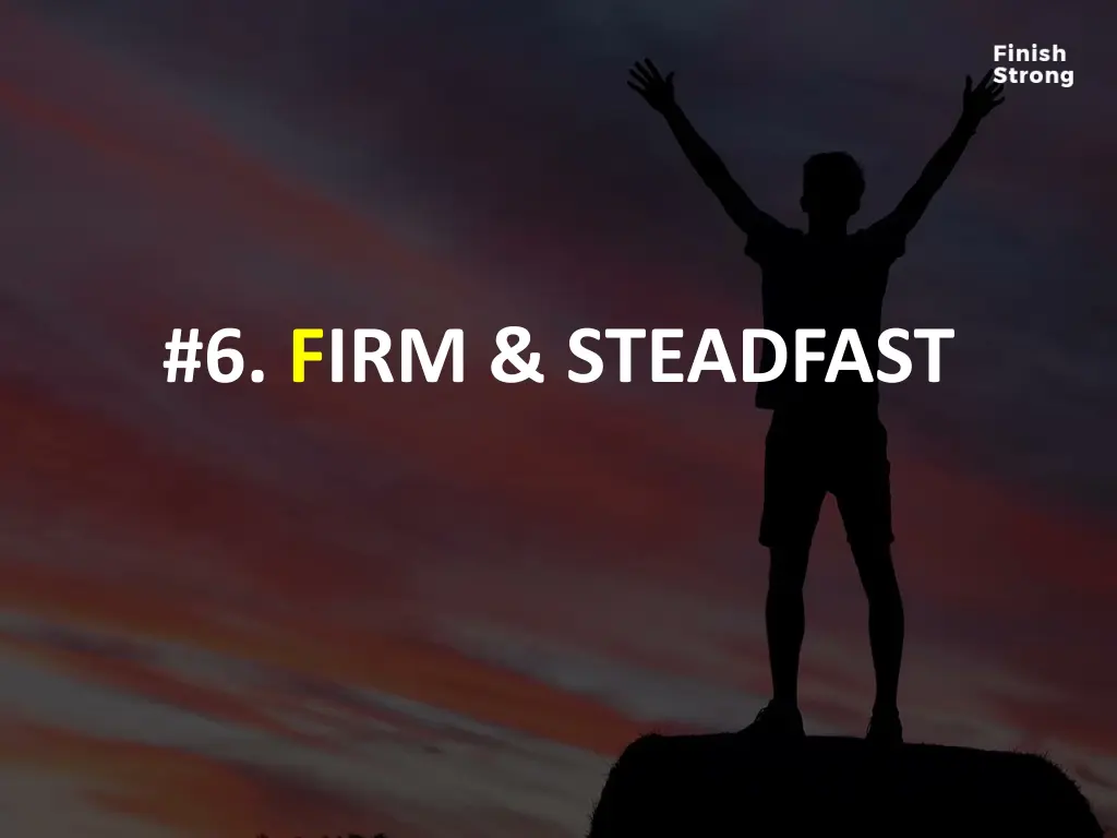 6 firm steadfast