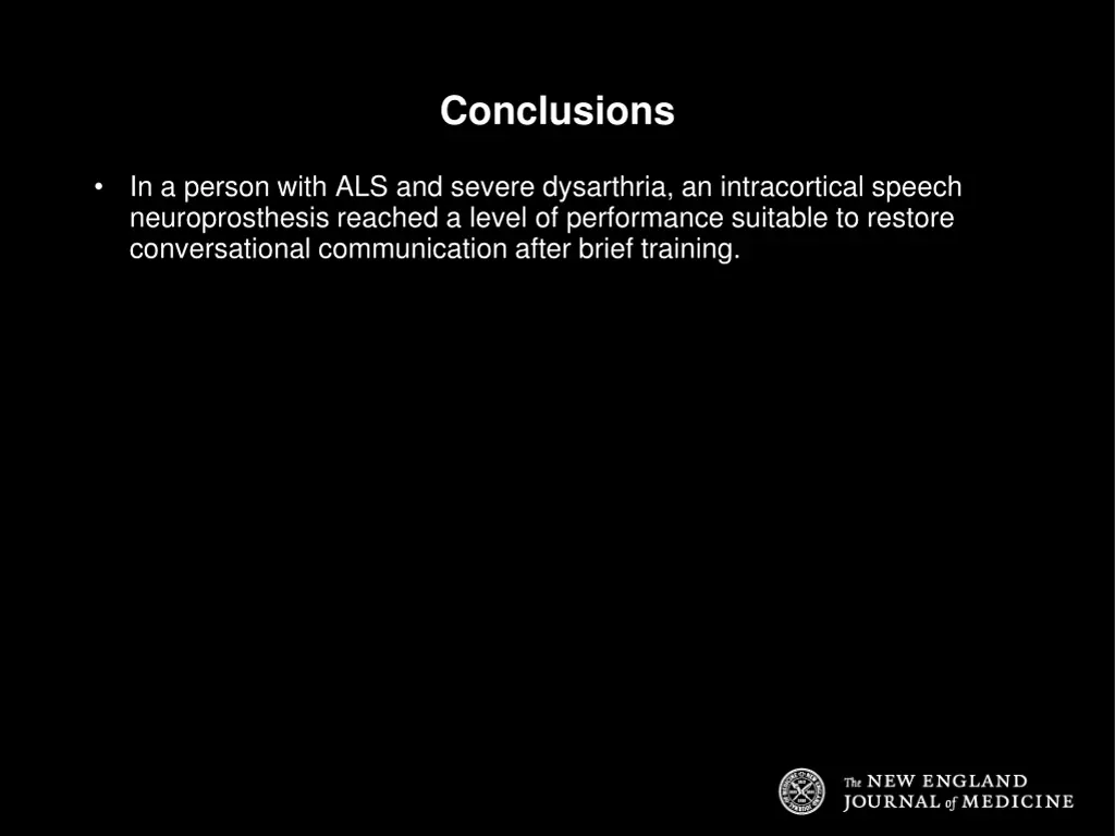 conclusions