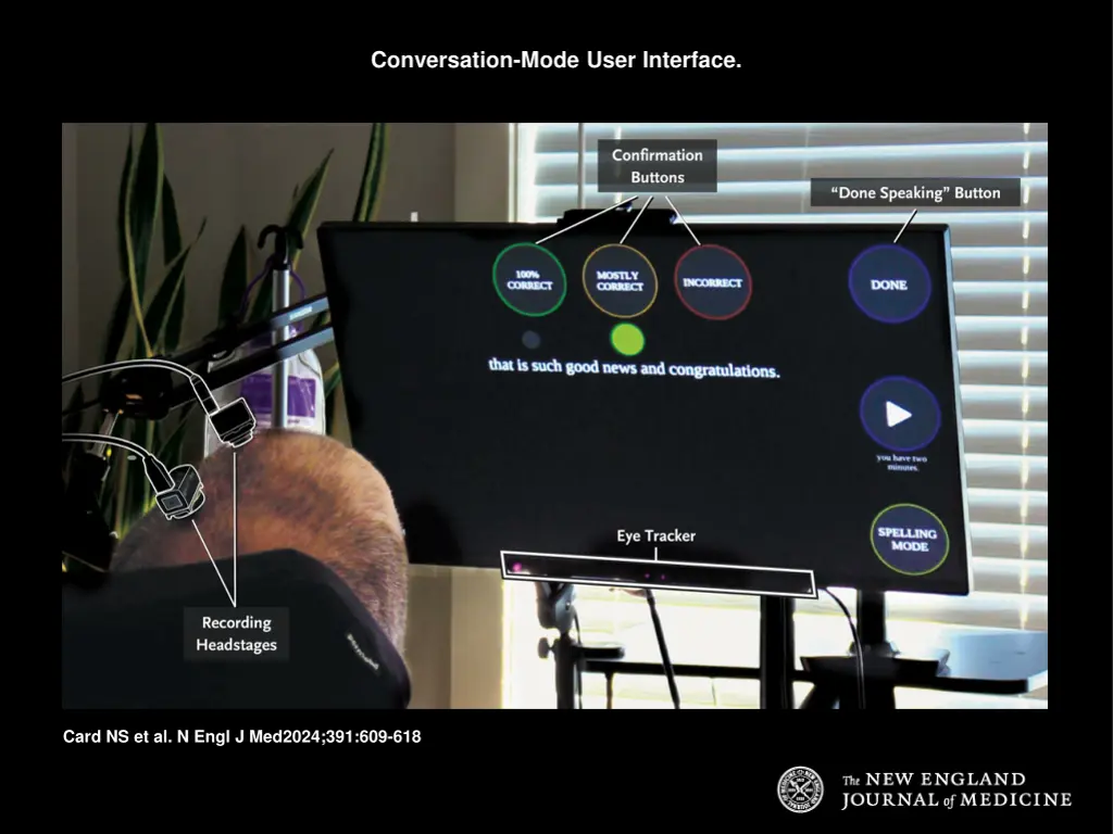 conversation mode user interface