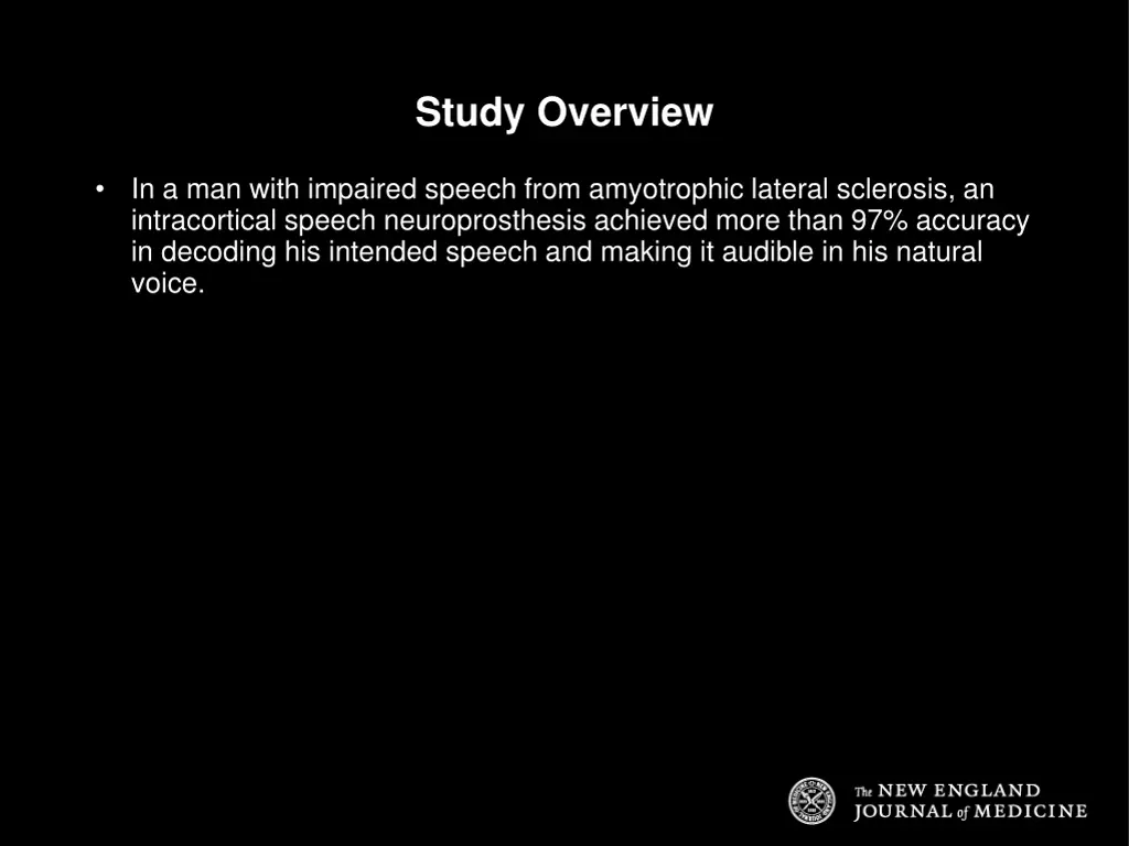 study overview