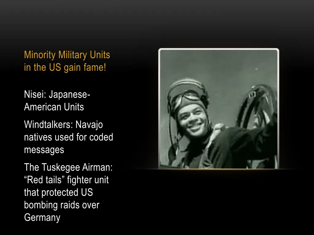 minority military units in the us gain fame