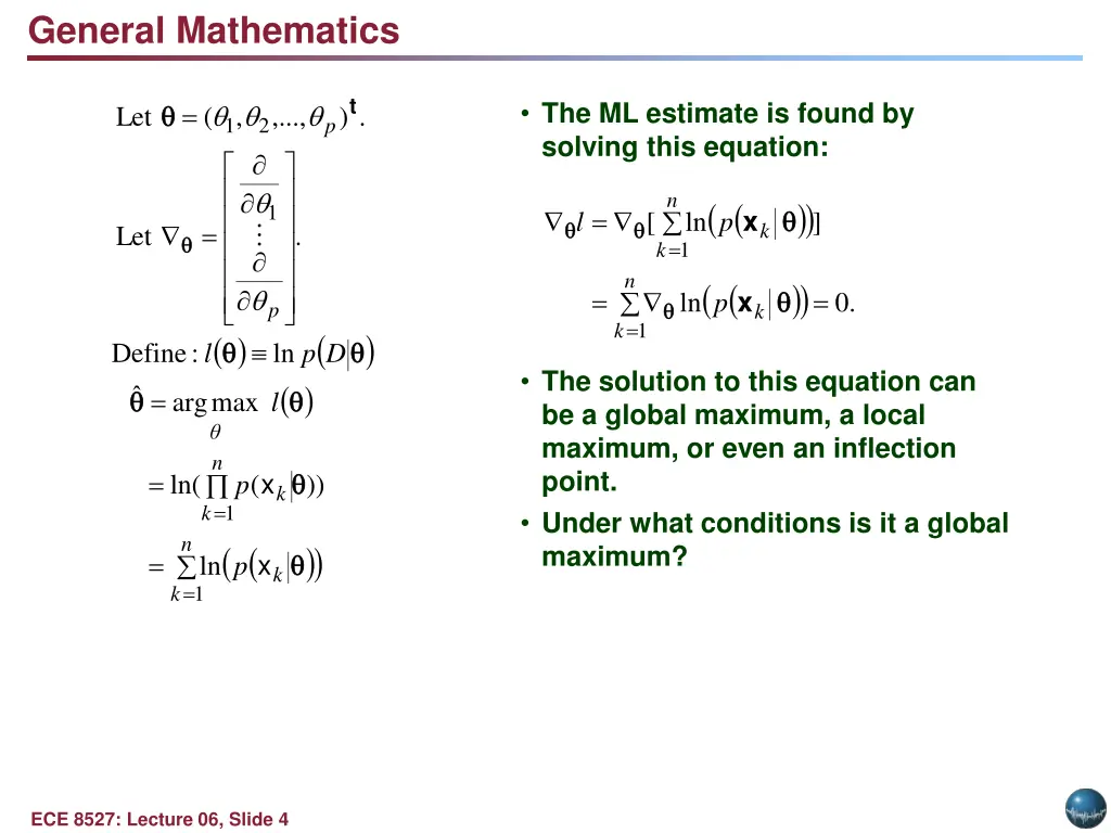 general mathematics