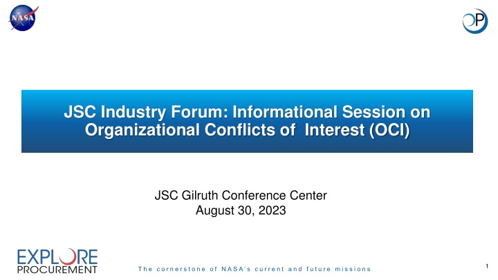 jsc industry forum informational session