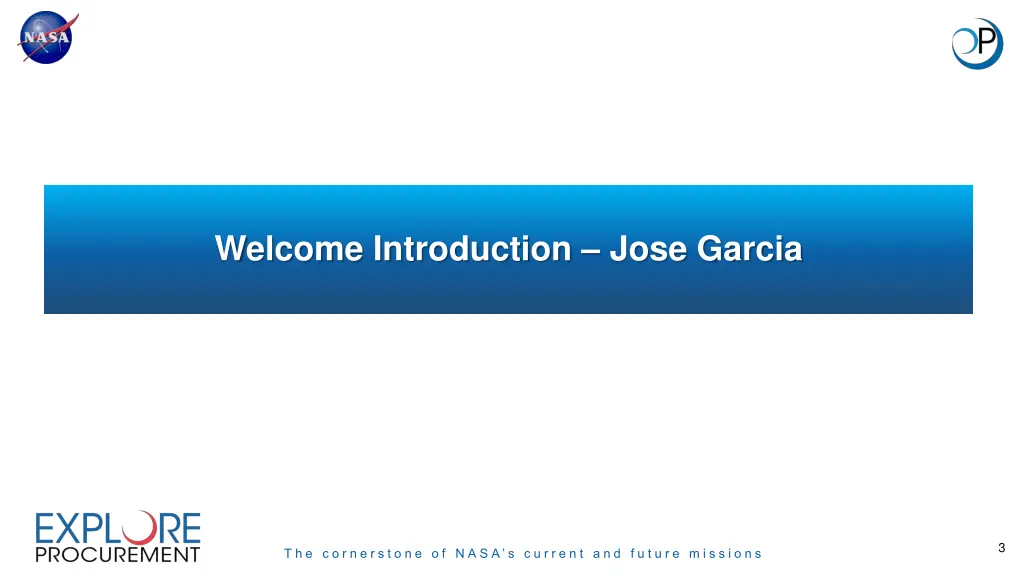 welcome introduction jose garcia