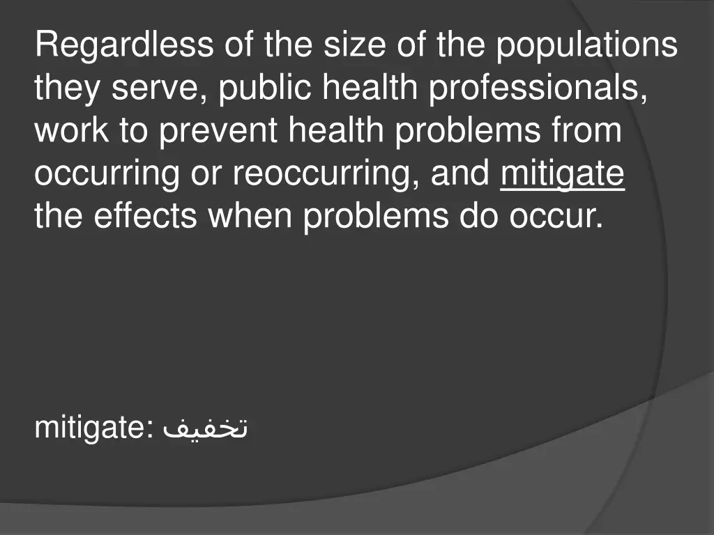 regardless of the size of the populations they