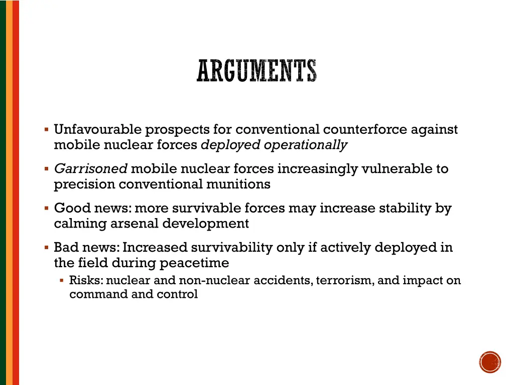 arguments