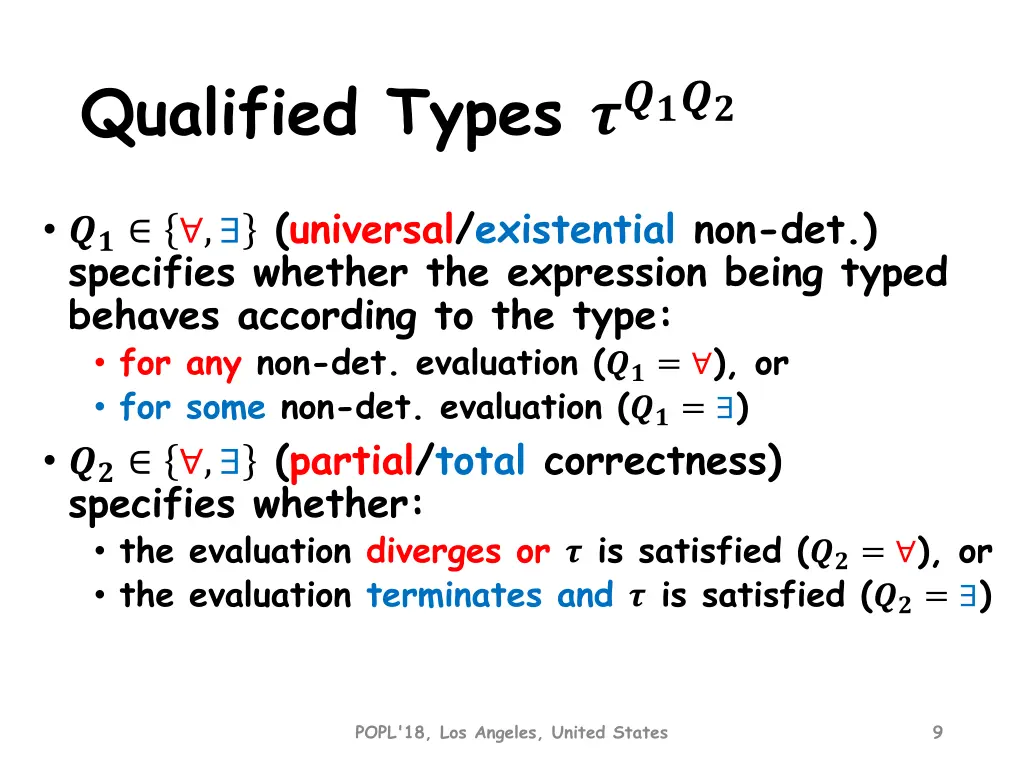 qualified types 1